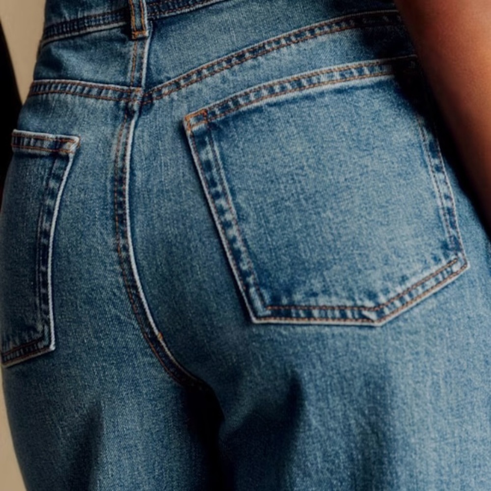 Sezane Le-Crop Light Wash Straight-Leg Jeans Size 6 - Picture 13 of 16